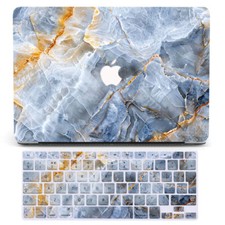 Custodia marmo crepato blu +